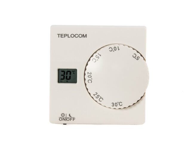 Комнатный термостат Teplocom TS-2AA/8A, проводной, реле 250В