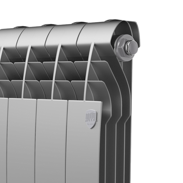 Радиатор Royal Thermo BiLiner 500/Silver Satin биметалл 4 секции