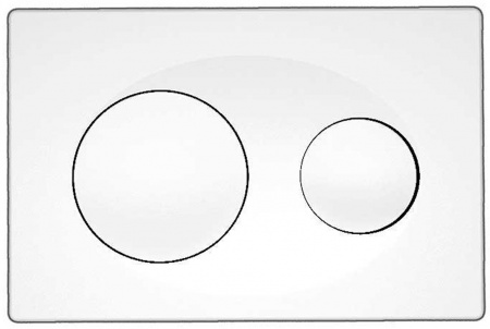 AZ-8200-0012 Панель смыва AZARIO белая (круглая)